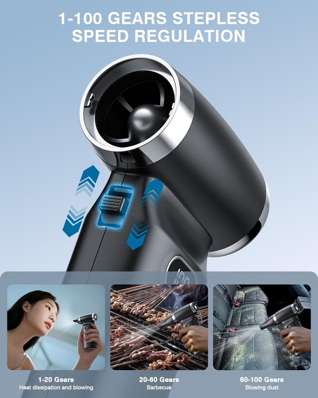 Detalle 2 de GANDASHI Druckluft Air Duster 60 MPH