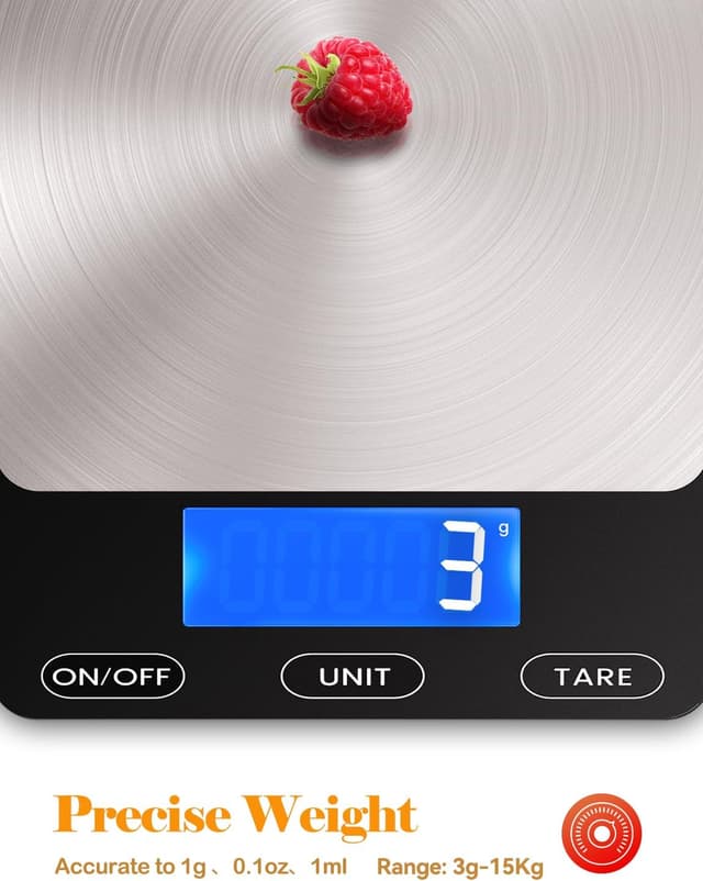 Detalle 2 de GGQ Food Scale 33lb digital kitchen ⚖