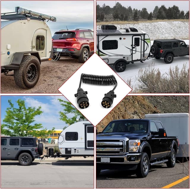 Thumbnail 6 de Yinaolan 7 Polig Anhängerkabel 2,5 m