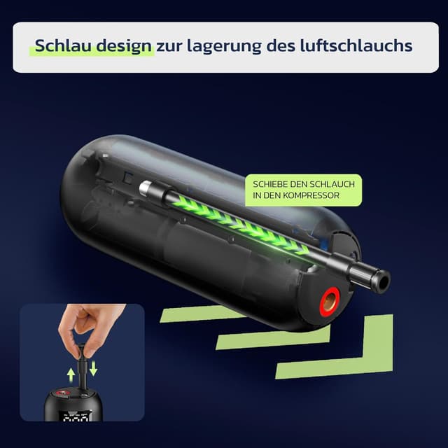 Detalle 1 de Woowind LP1 Elektrische Luftpumpe 150 PSI