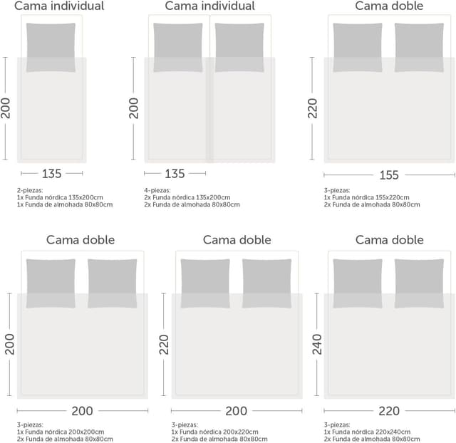 Thumbnail 2 de Blumtal Funda nórdica 220x240 cm con 2 fundas almohada 💤