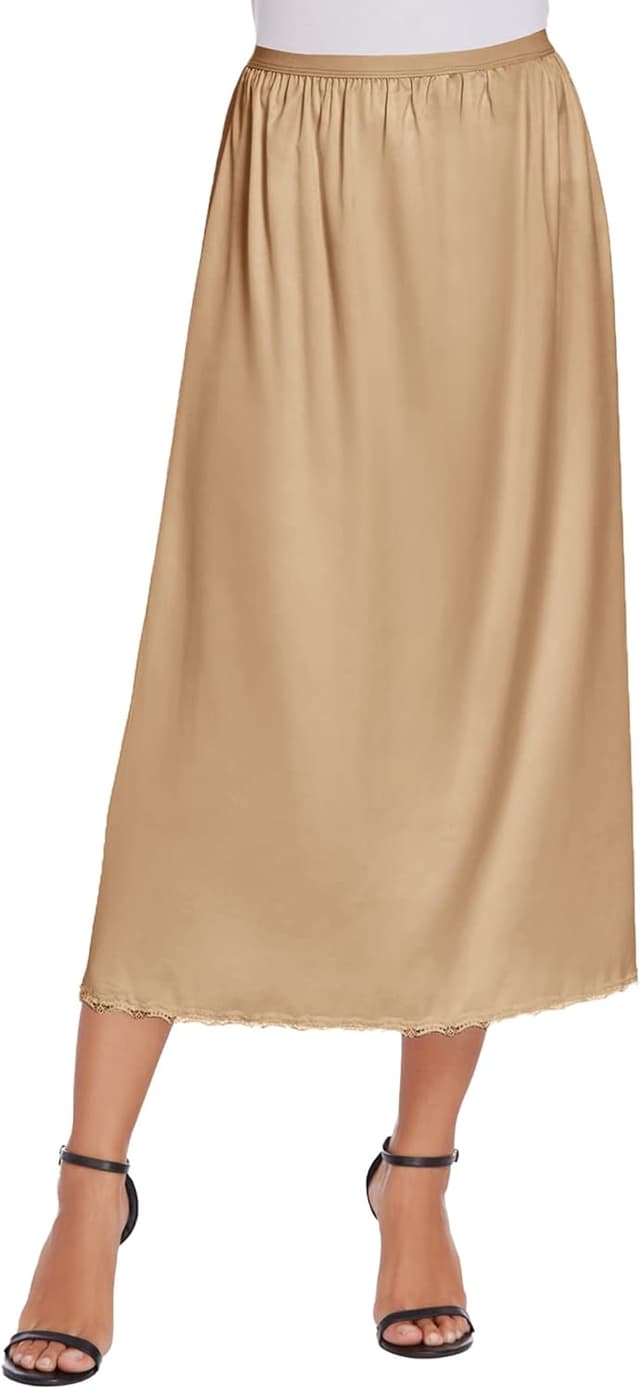 Thumbnail 6 de Avidlove Jupon long en satin pour femme