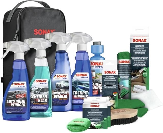Detalle de SONAX Innenraum+Scheibe-Set 11-teilig 🧽