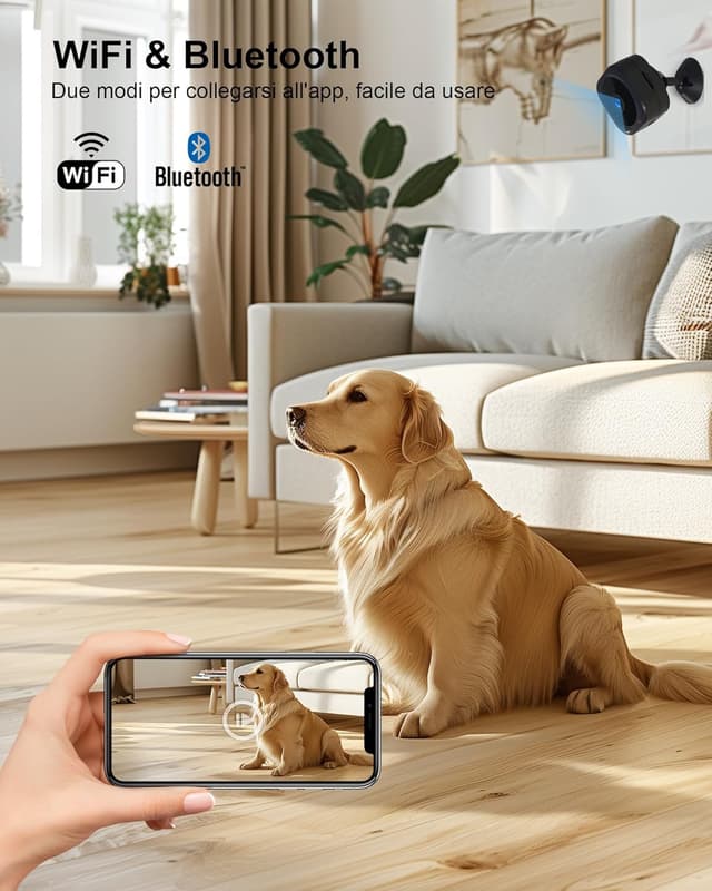 Detalle de AOBOCAM A12 Mini telecamera WiFi 1080P