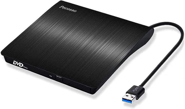 Detalle de Pecosso Externe CD/DVD Laufwerk USB 3.0 đź’˝