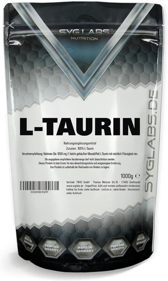 Detalle de Taurin Pulver 1000g 100% rein đź’Š