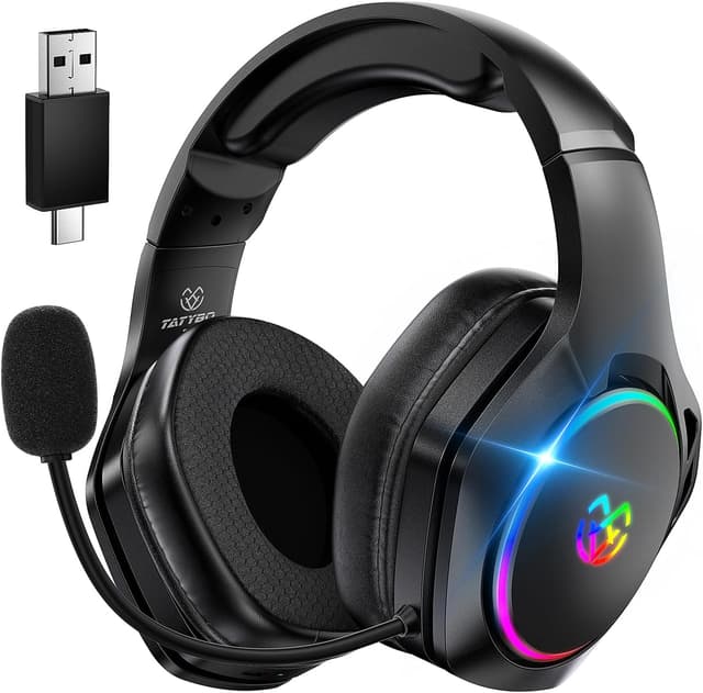 Detalle de Tatybo WT01 Casque Gaming sans Fil
