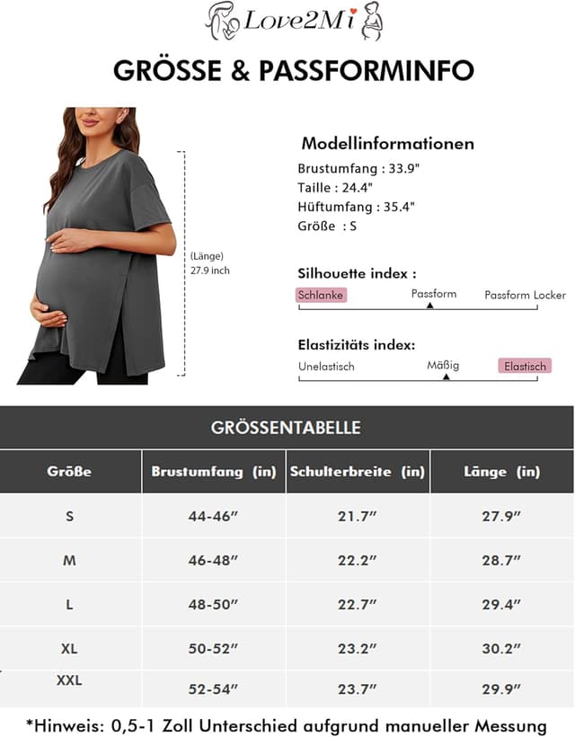 Thumbnail 5 de Love2Mi Umstandstop Kurzarm