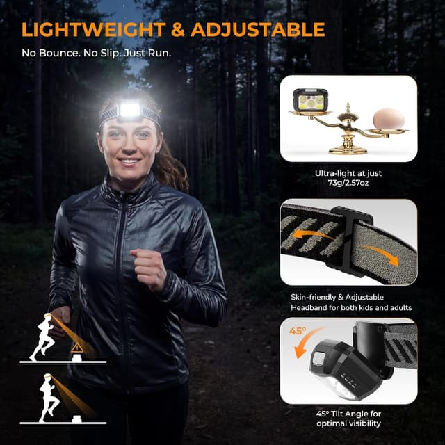 Thumbnail 6 de Diboniur Linterna Frontal LED Recargable 1200 mAh