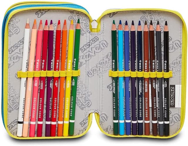 Detalle 2 de Seven Federmäppchen XXL 3 Fächer