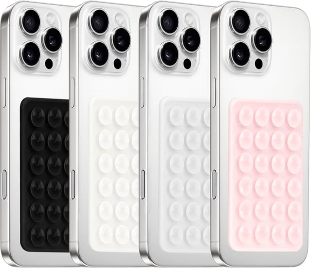 Detalle de Yojaro 4Pack Silicone Suction Phone Case Mount