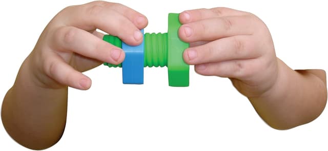 Detalle 2 de Edushape BSM Edushape vis et boulons en plastique colorés – 48 pièces (à partir de 18 mois, ED 929048)