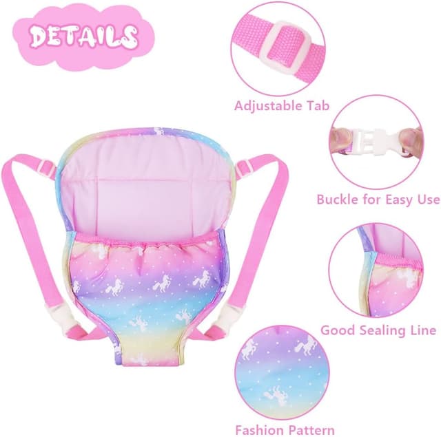 Thumbnail 2 de Aolso Porte-bébé 14-18 pouces Rose