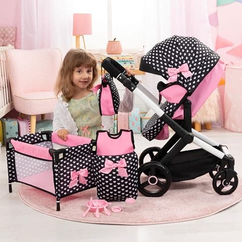 Thumbnail 4 de Bayer Design 17060AB Cochecito de muñeca XEO convertible, regulable 🎎