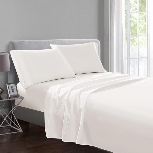 Thumbnail 6 de Yorkshire Bedding Single Flat Sheet in 100% Egyptian Cotton (200 Thread Count) – Grey