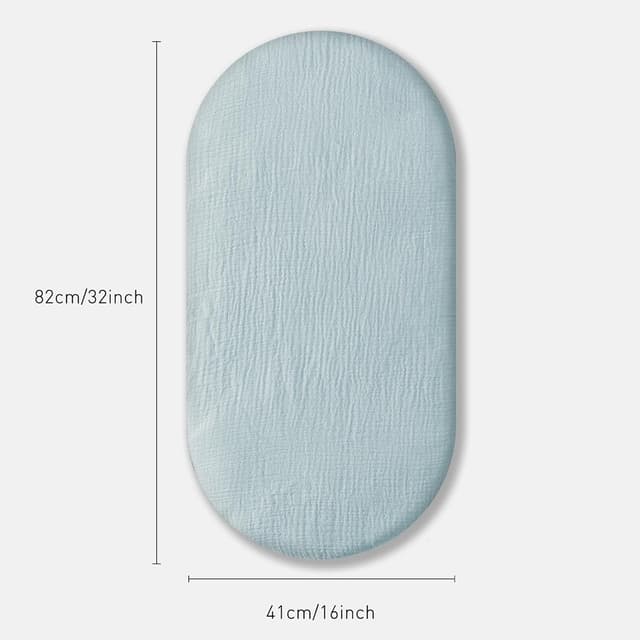 Detalle de Soarwg Kids Kinderwagen Spannbettlaken 83 x 43 cm