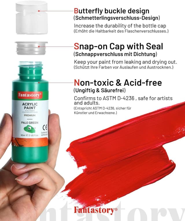 Thumbnail 3 de Acrylfarben-Set 18 Farben von 60 ml