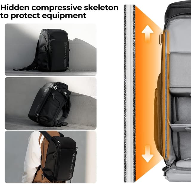 Thumbnail 4 de K&F CONCEPT Alpha Rucksack 25L Kamerarucksack