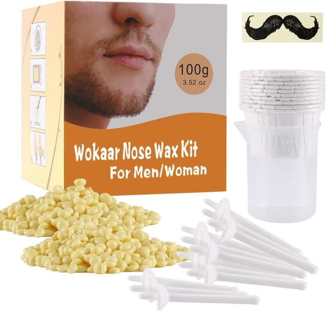 Detalle de Nose Wax 100g nose hair removal kit — 30 applicators