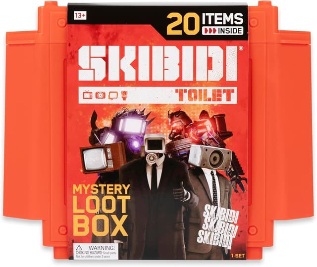 Detalle de SKIBIDI WC Giant Mystery Loot Box con 20 sorprese e figure esclusive