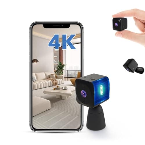 Detalle de AOBOCAM Q18 cámara espía 4K mini WiFi