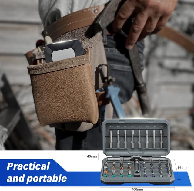 Thumbnail 6 de Koeutoze 42 in 1 ratchet screwdriver set with magnetic S2 bits and detachable T-handle