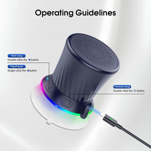 Thumbnail 6 de Bluetooth Shower Speaker 5.3 Portable wireless