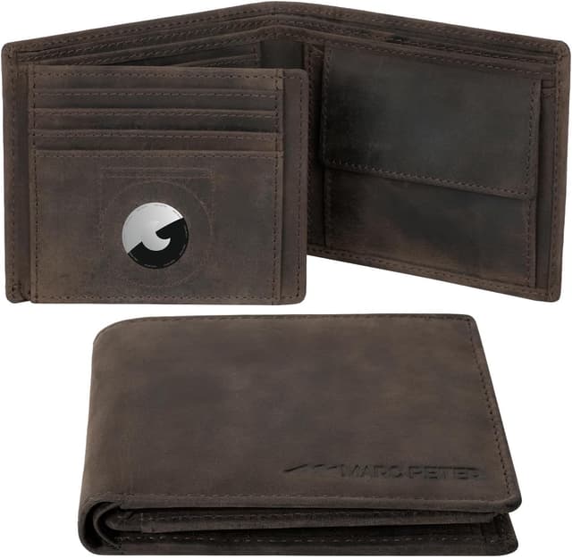Detalle de Marc Peter California AirTag Wallet RFID Geldbörse