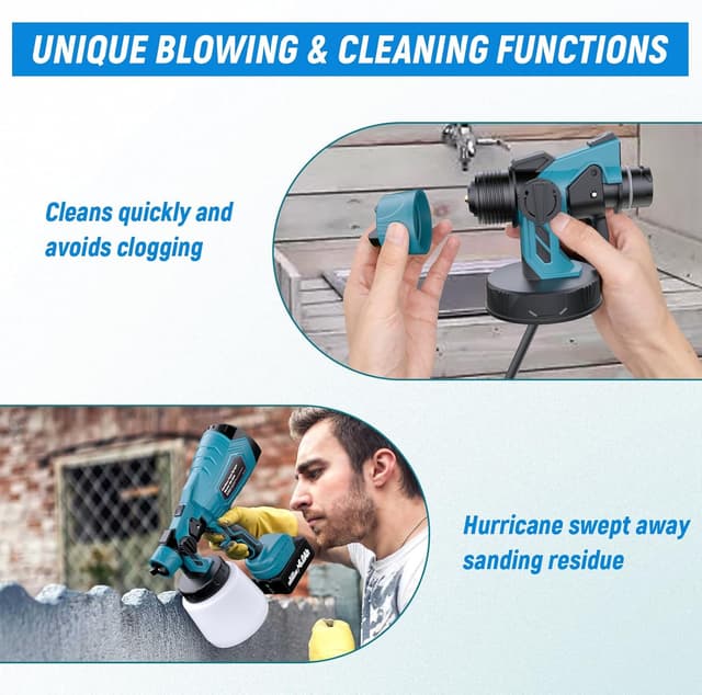 Thumbnail 4 de Makita 18V Paint Sprayer 1000ml — Cordless 🎨