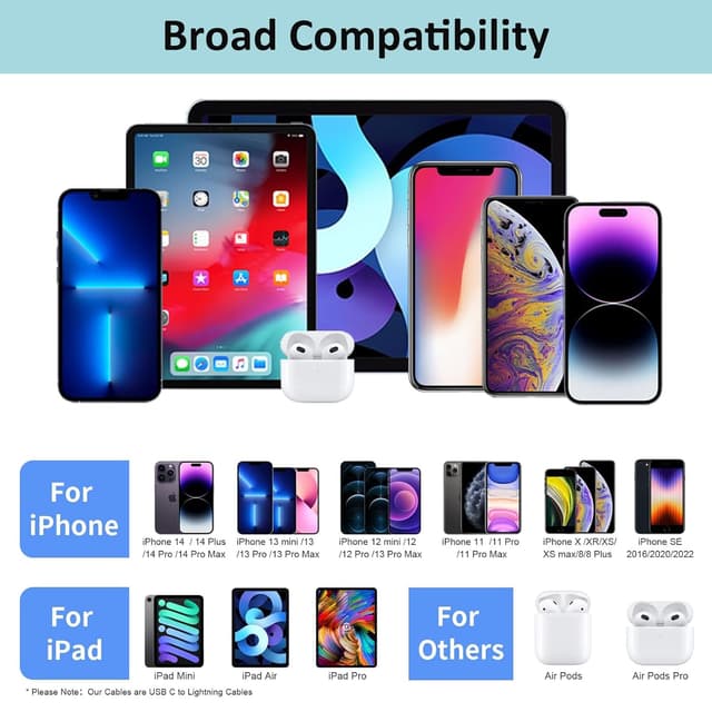 Thumbnail 6 de iPhone Fast Charger 2-Pack 6FT