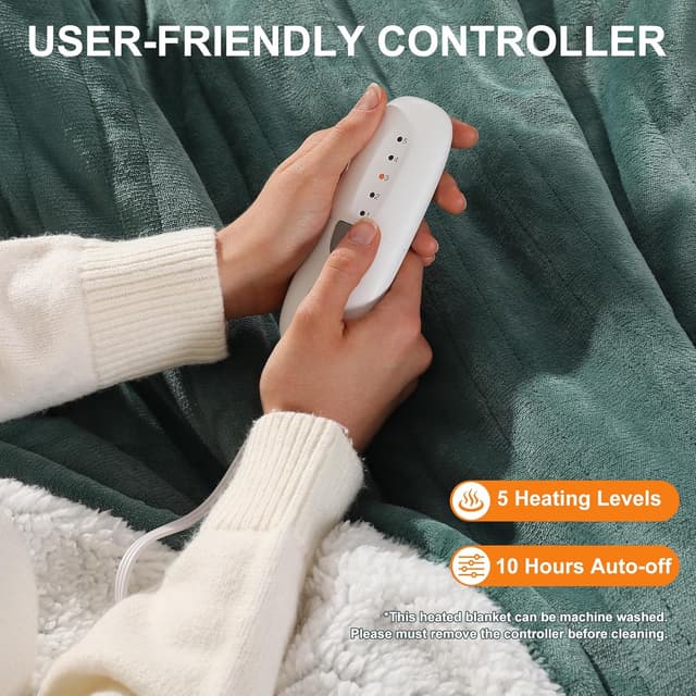 Thumbnail 3 de Heated Blanket 62x84 Twin