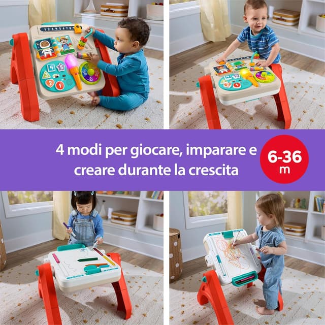 Detalle de Fisher-Price Tavolino attività 4 in 1 JGW87