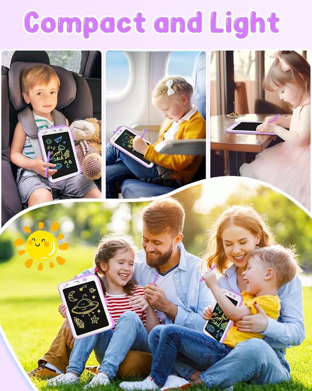 Detalle de Tablette dessin enfant licorne (tableau magique effaçable) 8,5 pouces