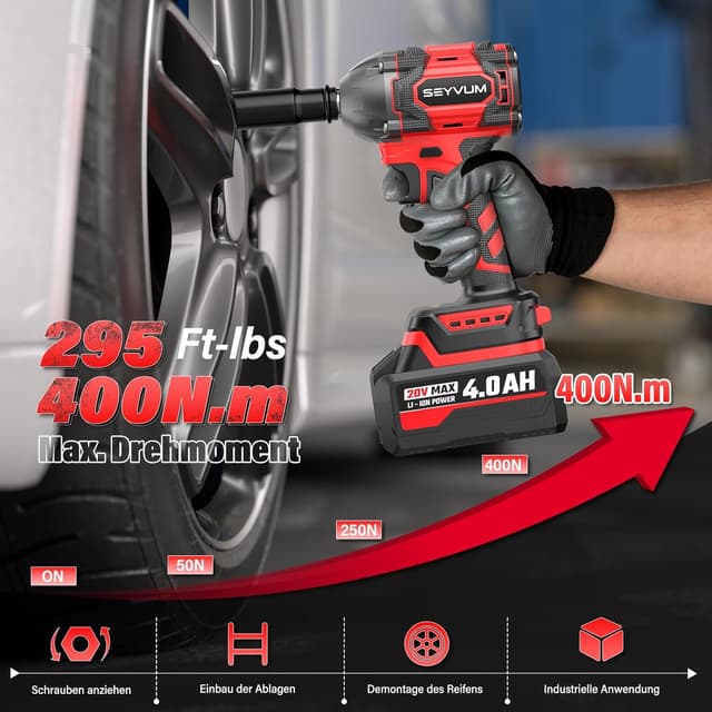 Thumbnail 2 de SEYVUM Schlagschrauber 4,0 Ah