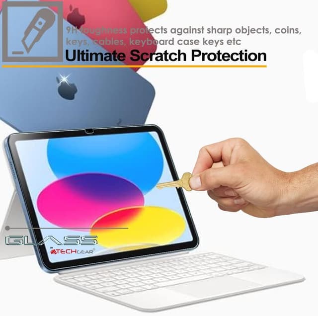 Thumbnail 5 de TECHGEAR 2 Pack iPad Glass Protectors