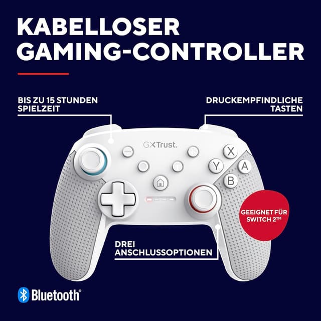 Detalle 2 de Trust GXT 1246W Muta Nintendo Switch Controller 15h