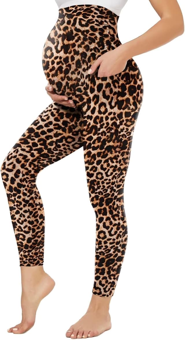 Thumbnail 5 de Maternity leggings with pockets for gym