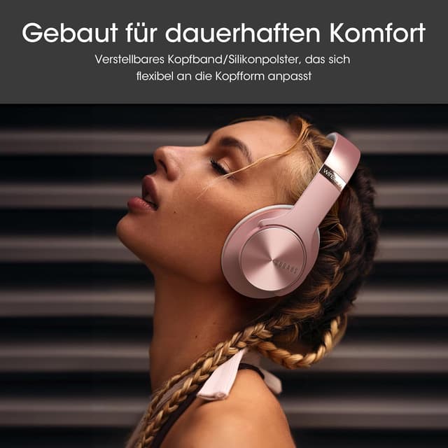 Detalle 2 de DOQAUS Bluetooth Over-Ear Kopfhörer bis 90 Std