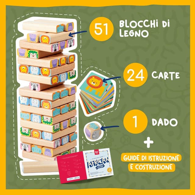 Thumbnail 6 de Nene Toys Gioco costruzioni in legno 4-in-1