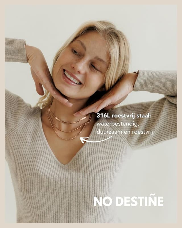 Detalle 1 de GD GOOD.designs Cadena de acero inoxidable 3 piezas