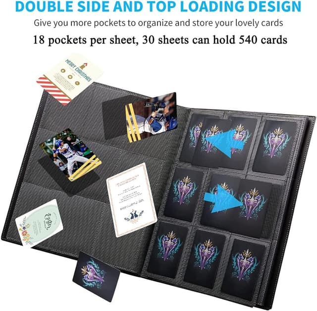 Detalle 2 de WAIZHIUA 9 Pocket Card Binder