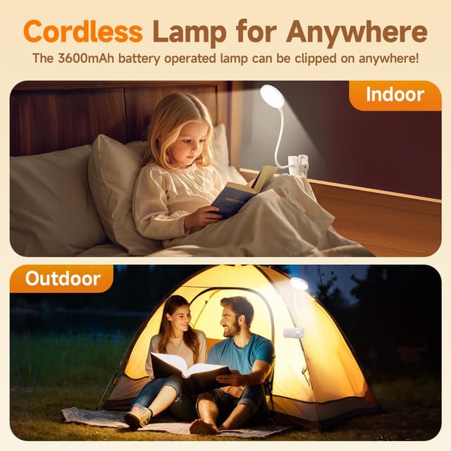 Thumbnail 4 de One Fire 3600 mAh Clip-On Reading Light