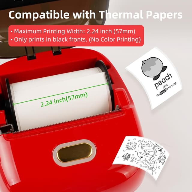 Detalle de ORGSTA S002 label maker 300 dpi