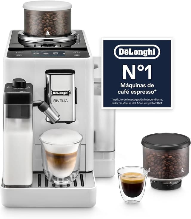 Imagen de De'Longhi Rivelia EXAM440.55.W ☕ Cafetera Superautomática Compacta en OfertitasTOP