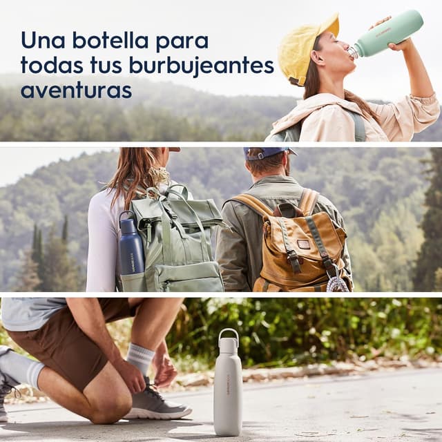 Thumbnail 8 de SodaStream fizz&go Stainless Steel - Botella de 900 ml