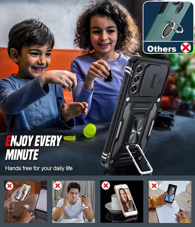 Thumbnail 6 de LeYi Galaxy S21 FE Ring Stand Case