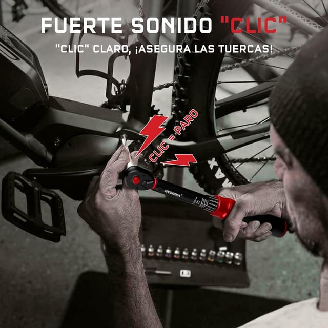 Detalle de HYCHIKA Juego 13 Llaves Dinamométricas 5-25 Nm