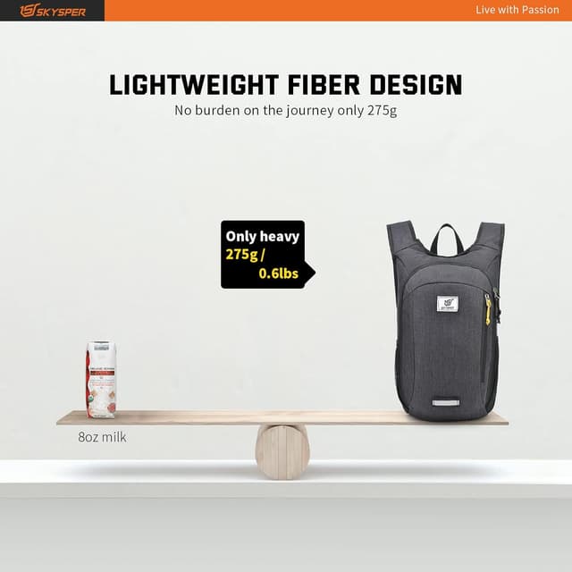 Detalle 2 de SKYSPER Small Daypack 10L lightweight foldable