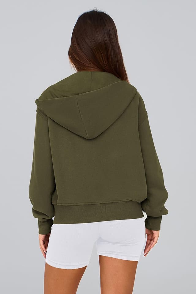 Detalle 2 de PRETTYGARDEN Hoodies for Women Zip Up Hoodie