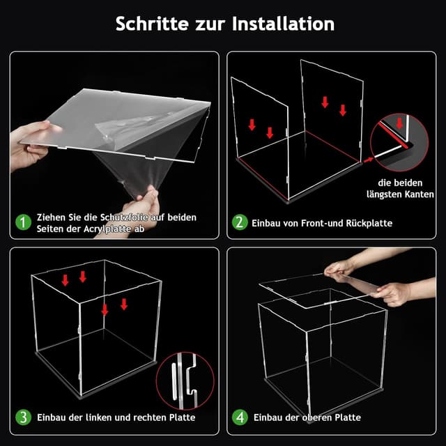 Thumbnail 6 de JUJOMAT Acryl Vitrine 40×20×20 cm